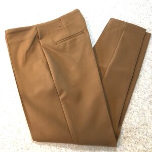 Rachel Zoe Women's Tan Trousers Modern Fit Staple Classic Light Academia